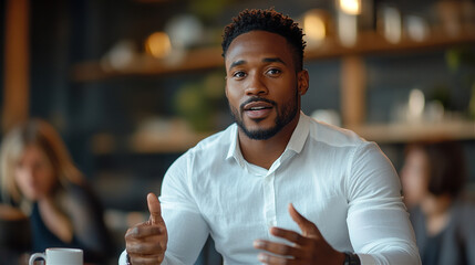 African-American businessman portrait