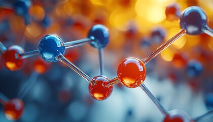 Illuminating Atomic Interactions: Artistic Close-Up of Electrons in Crystal Lattice Structure