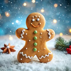 christmas gingerbread cookies and gingerbread