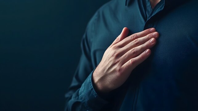 Hand on Chest,  Honesty,  Integrity,  Promise,  Truthfulness.