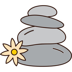 Hot Stone Spa Sticker