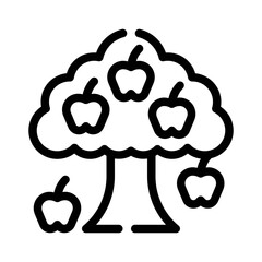 Fruit Tree line icon