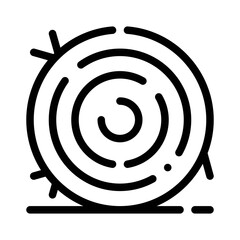 Hay Bales line icon