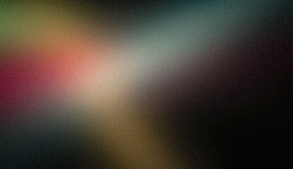 Soft red orange blue colors grainy backdrop design. Abstract trendy multicolored noisy gradient dark wave shaped, bright, shiny, rough, grainy, banner, poster.