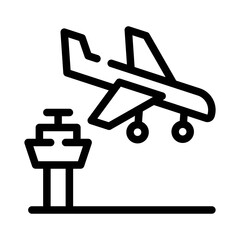 Landing line icon