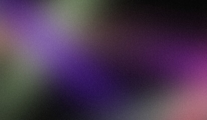 Soft purple blue gray colors grainy backdrop design. Abstract trendy multicolored noisy gradient dark wave shaped, bright, shiny, rough, grainy, banner, poster.