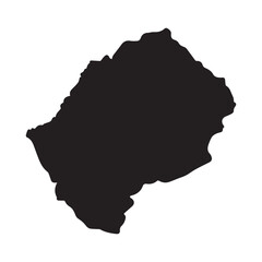 Map of Lesotho region