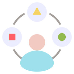 Adapt Icon Flat Icon