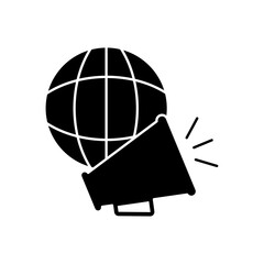 marketing concept line icon. Simple element illustration. marketing concept outline symbol design.