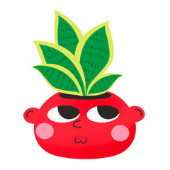 Cute Plant Happy Emotion
