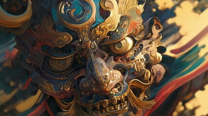 Fototapeta premium 般若面の神秘16
