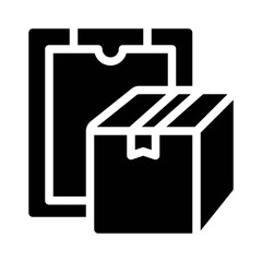 Customs Clearance glyph icon