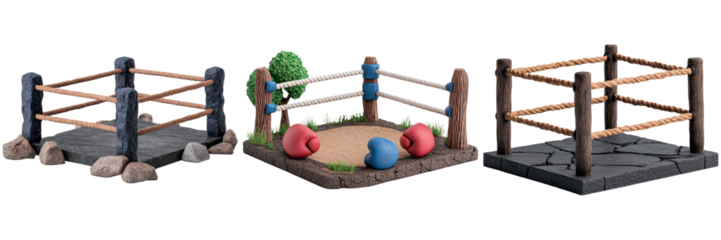 Three Unique Boxing Ring Designs for Creative Projects