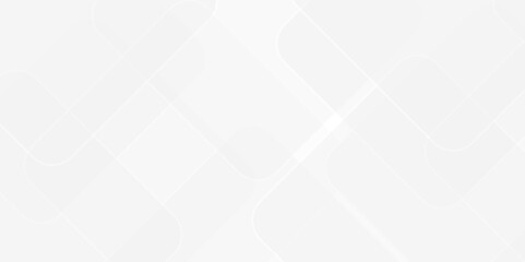 White and gray overlap triangle geometric technology pattern. minimal rectangle randomly arranged white lines transparent background layers overlapping presentation design.