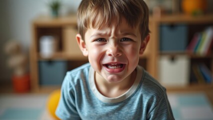 Meltdown White Boy Child Playroom