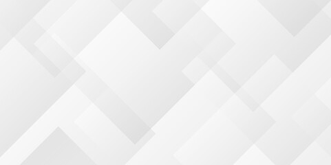 White and gray overlap triangle geometric technology pattern. minimal rectangle randomly arranged white lines transparent background layers overlapping presentation design.