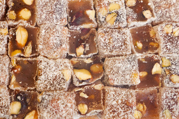Enjoy a variety of tasty sweets with nuts and a sweet coating, ideal for your cravings
