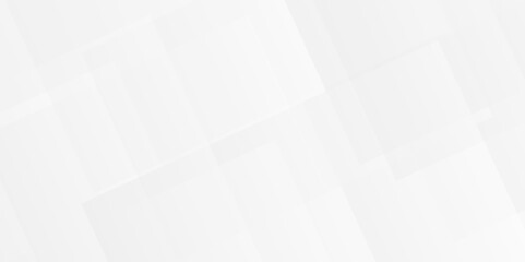 White and gray overlap triangle geometric technology pattern. minimal rectangle randomly arranged white lines transparent background layers overlapping presentation design.