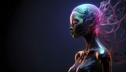 Parasitic Relationship Concept - Visualization of human figures prone to parasitic diseases.