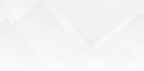 White and gray overlap triangle geometric technology pattern. minimal rectangle randomly arranged white lines transparent background layers overlapping presentation design.