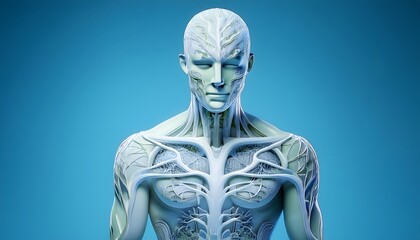 Parasitic Relationship Concept - Visualization of human figures prone to parasitic diseases.