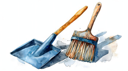 Brush office watercolor