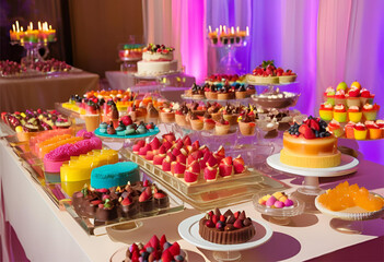 food, fruit, market, buffet, dessert, sweet, cake, chocolate, delicious, candy, snack, salad, healthy, fresh, green, vegetable, tasty, confectionery, table, sweets, red, colorful, meal, christmas, 