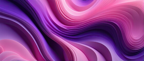 Abstract Purple Pink Swirls