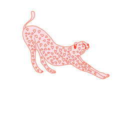 illustration of a panter © MariaFernanda