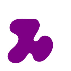 Purple orange abstract shapes vectors