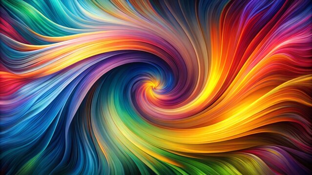 Vibrant, swirly abstraction of colors blending and merging, creating dynamic transitions between hues, evoking a sense