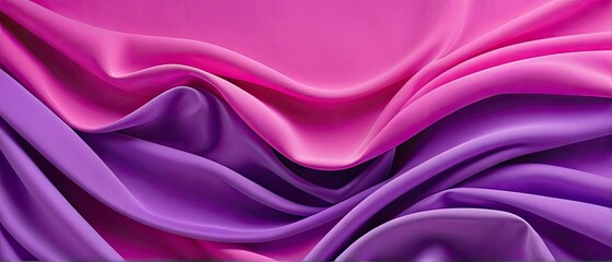 Fototapeta premium Abstract Purple and Pink Silk Fabric