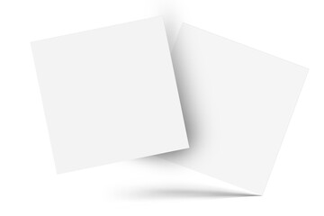 Social media post interface mockup with shadow. Social media mobile app page template design for user carousel post feed. Minimal design interface mobile app template of popular social network