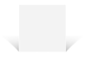 Social media post interface mockup with shadow. Social media mobile app page template design for user carousel post feed. Minimal design interface mobile app template of popular social network