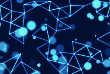 背景素材_光_青