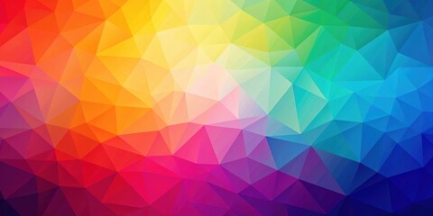 Fototapeta premium Colorful gradient abstract background with triangular shapes, abstract, colorful, gradient, geometric, triangular, pattern