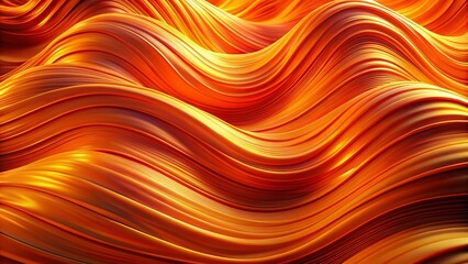 This lively abstract orange wave backdrop is ideal for creative endeavors and digital wallpapers, exuding energy and