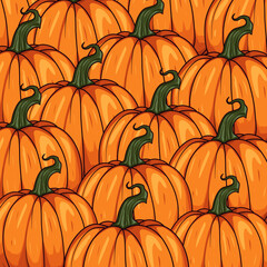 halloween theme fresh pumpkin background vector illustration design ready to use