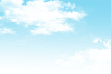 背景素材_青空と雲