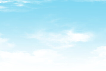 背景素材_青空と雲