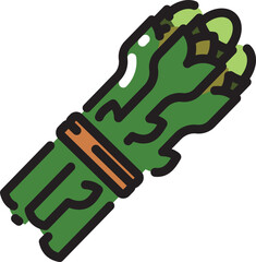 Asparagus line icon