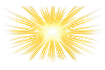 Transparent Sunburst: A Glowing Abstract Image