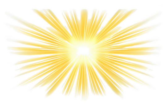 Transparent Sunburst: A Glowing Abstract Image