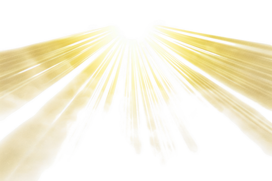 Transparent Golden Rays Abstract Background - A Radiant Burst of Light