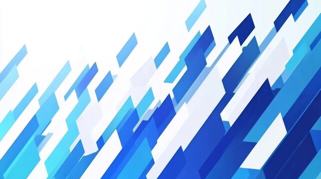 An abstract blue background in a white and blue color theme symbolizes progress and direction in modern design. 