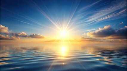 Obraz premium Smooth surface reflecting sunlight with copy space, shiny, reflective, texture, background, smooth, glossy, polished, sleek