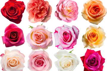 Transparent Rose Petals: A Visual Symphony of Color and Texture