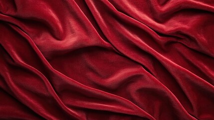 Obraz premium A deep red background with a velvety texture =