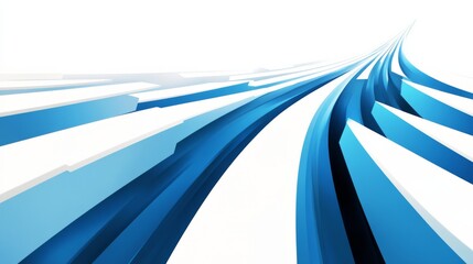 abstract background with Blue arrows moving forward in a white and blue color theme symbolize progress and direction.