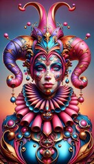 Fototapeta premium Carnaval de Máscaras Majestuosas